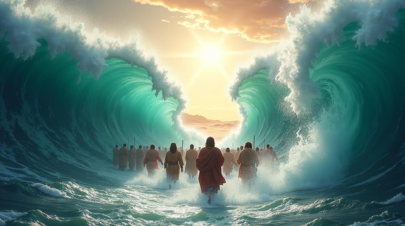 Esodo 14:21 - La Liberazione Divina e la Traversata del Mar Rosso